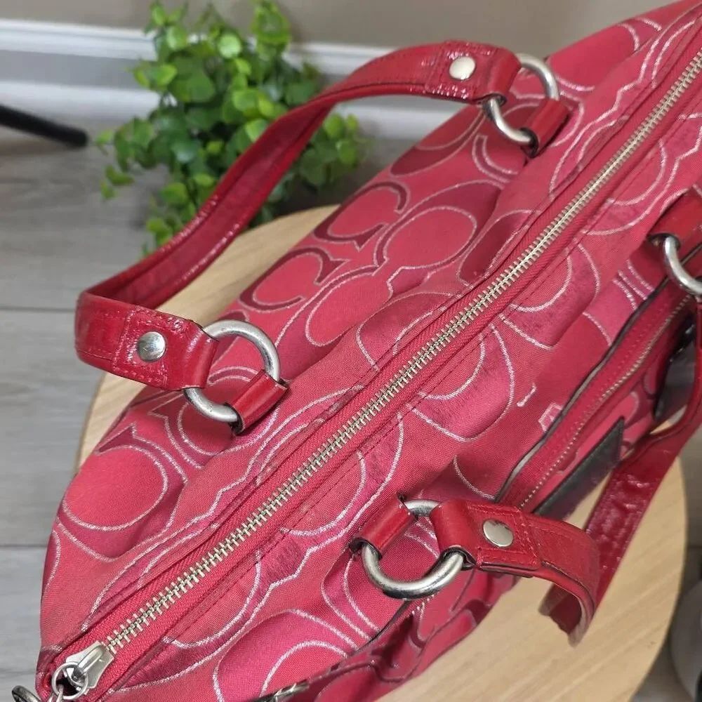 Coach Poppy Glam Sateen Tote with Matching Wallet – G1067-15389 - Picture 10 of 16
